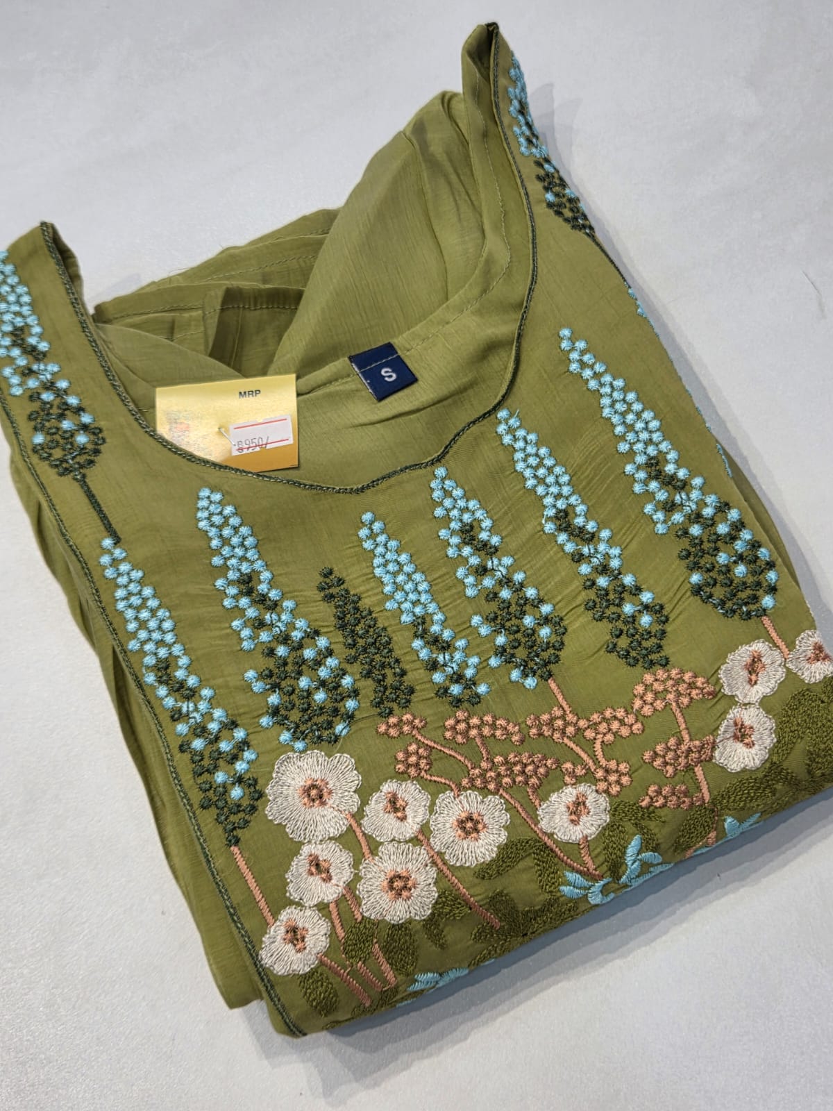 Mul Chanderi kurthi - Image 2