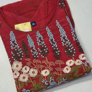 Mul Chanderi kurthi
