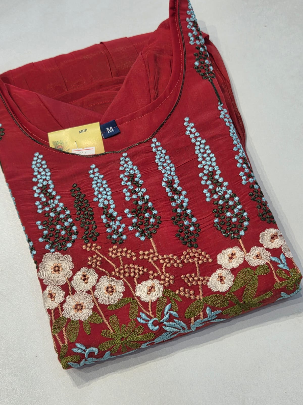 Mul Chanderi kurthi